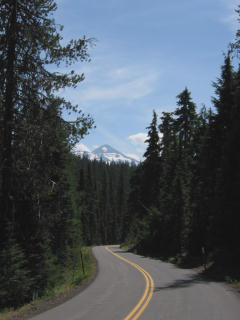 Downhill from Cascade mountains towards Eugene, Oregon