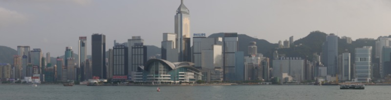 Hong Kong island panorama
