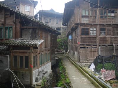 Wooden houses in Ping'an