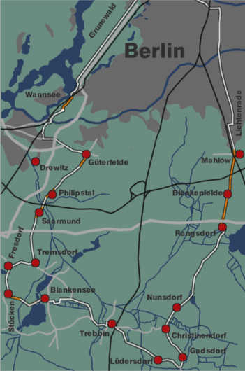 Berlin/Brandenburg map, 25k
