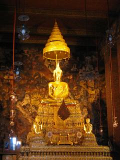 Buddha in Wat Pho in Bangkok