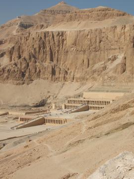 Temple of Hatshepsut seen from the hill