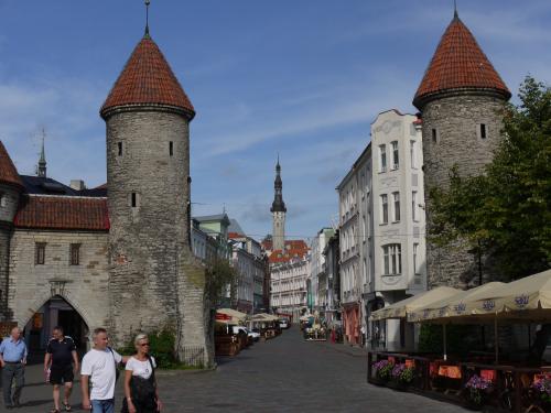 Gate between the new and old towns of Tallinn